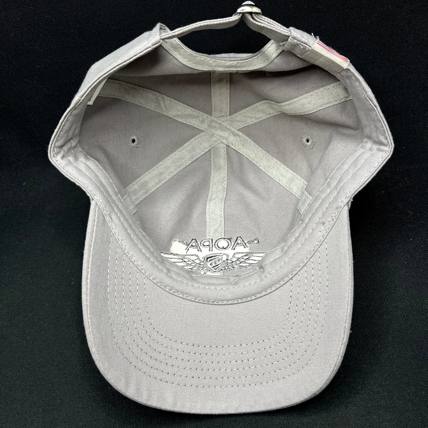 AOPA Aircraft Owners & Pilots Association Strapback Hat Gray