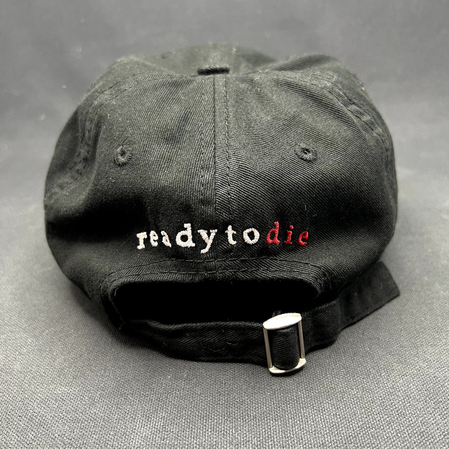 Notorious B.I.G. Ready To Die Biggie Smalls Strapback Hat Black