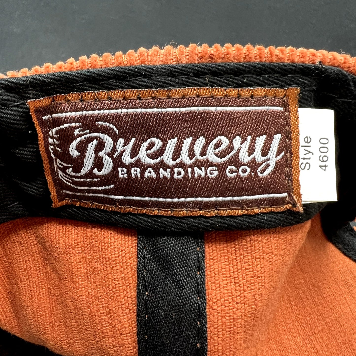 Mountain Rambler Brewing Corduroy Snapback Hat Retro Rope Cap