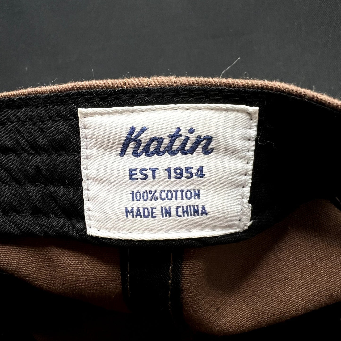 Katin Sunfire Yin Yang Sun Snapback Hat Brown Tan Cotton Surf Skate Cap