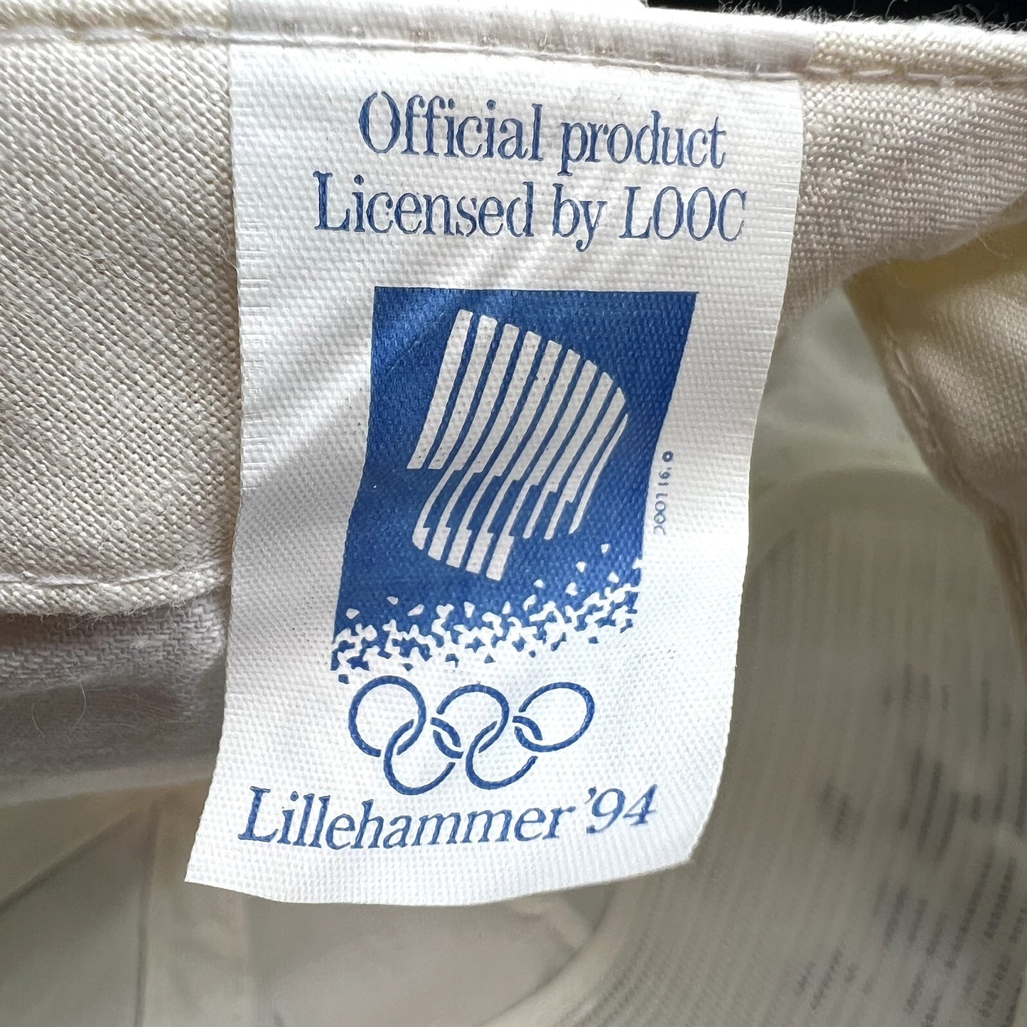 Vintage 1994 Lillehammer Winter Olympics Official Licensed Flex Back Hat Norway