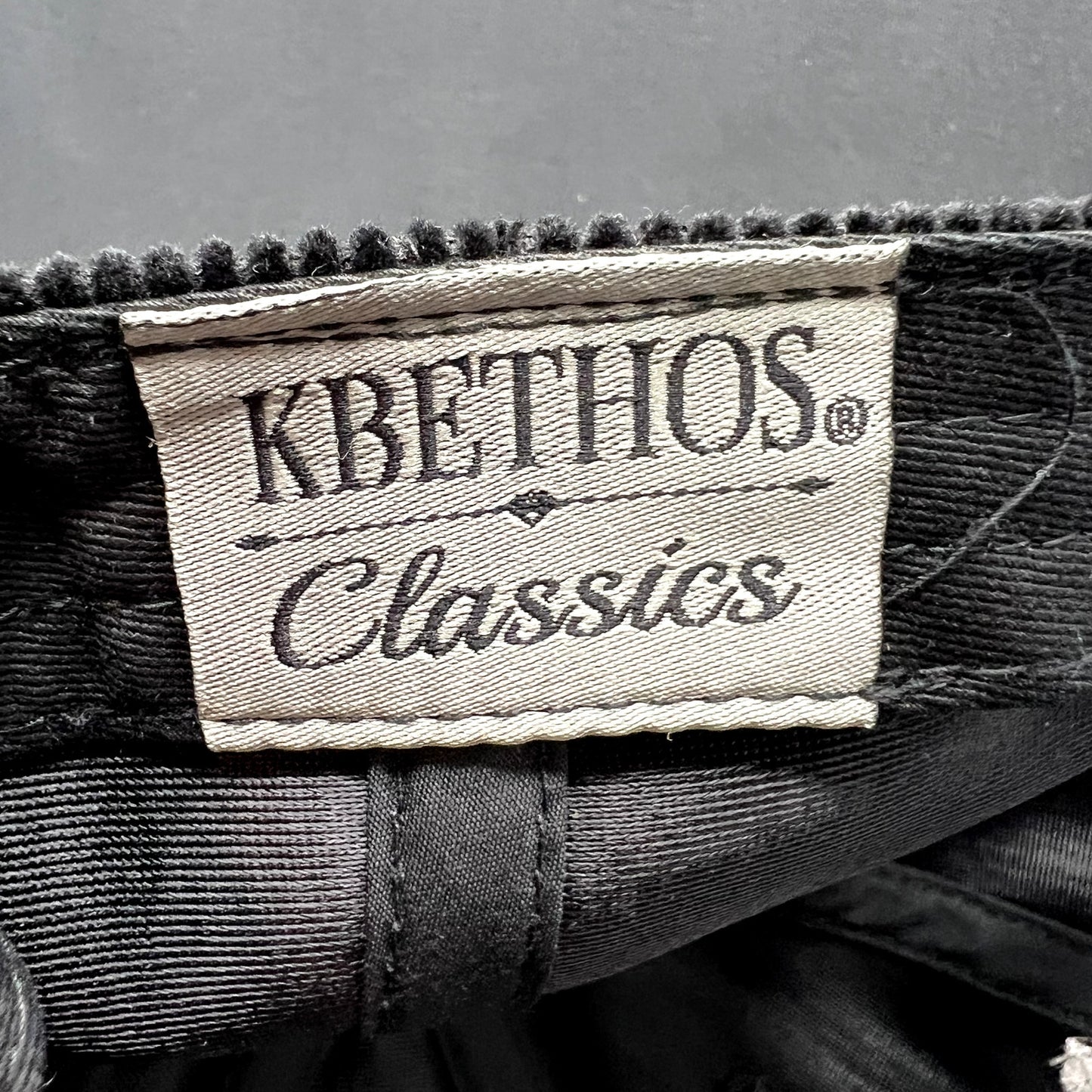 Chica~Chida Hecho en Tequila Black Corduroy Strapback Hat KBETHOS Classics NWT