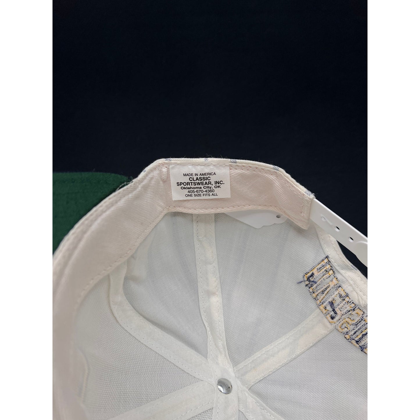 Vintage 90s UCR Pinstripe Snapback Hat New With Tags – Classic Sportswear USA Made