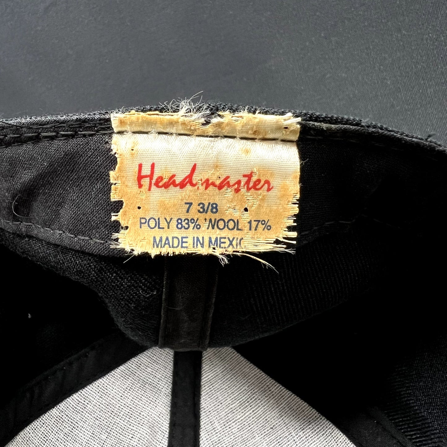 Vintage LA Sports Academy Fitted Hat 7 3/8 Headmaster Los Angeles