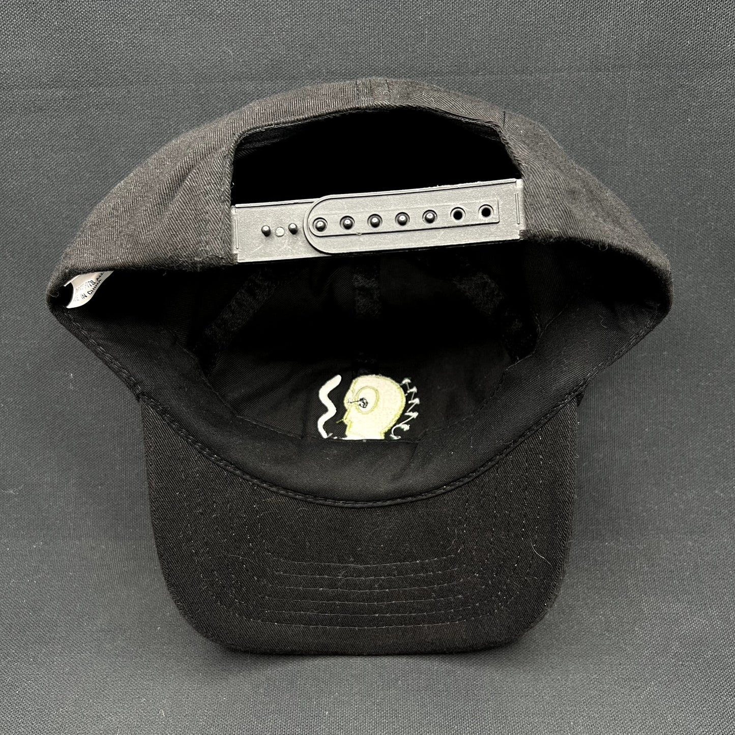 Vintage Smoking Sucks Anti Smoking Snapback Hat Black 90s