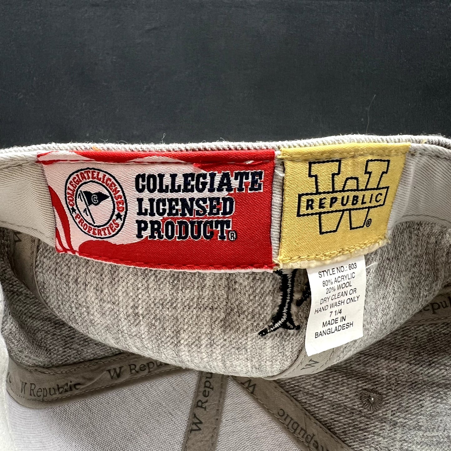 NWT Long Beach State 49ers Fitted Hat 7 1/4 Gray W Republic Cap