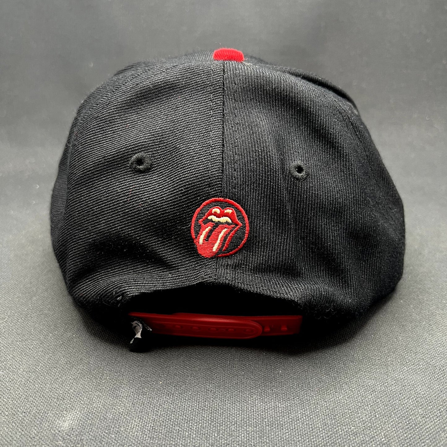 The Rolling Stones Zip Code 2015 Tour Snapback Hat Black Red Rock Band Cap