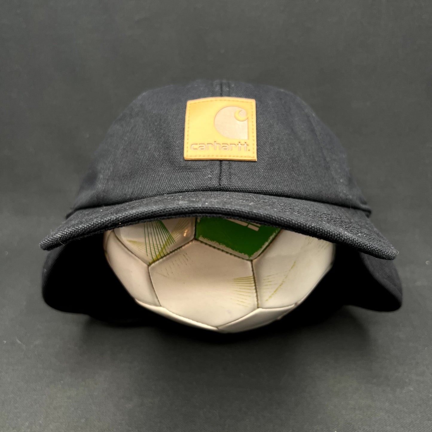 Carhartt Duck Canvas Ear Flap Hat Black Workwear Cap