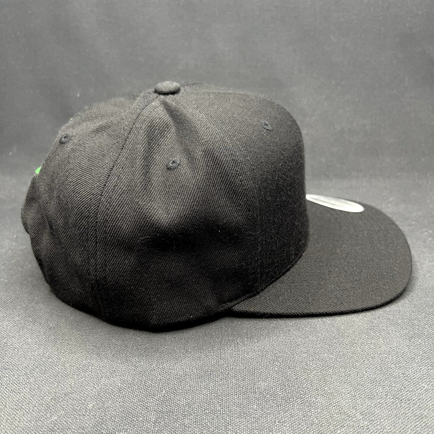 Hurley Black Snapback Hat Yupoong The Classics Surf Skate Streetwear