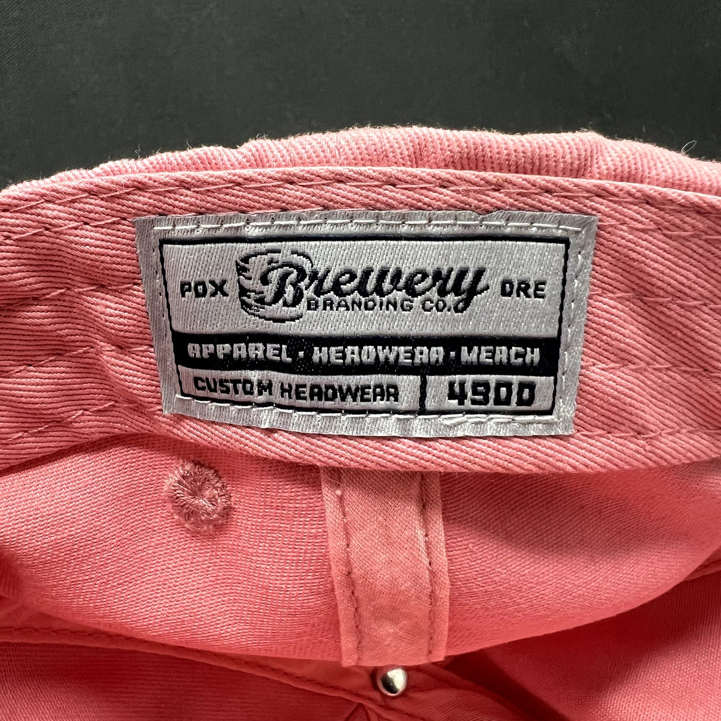 Humble Sea Brewing Strapback Hat Pink Rope Brewery Surf Style Cap