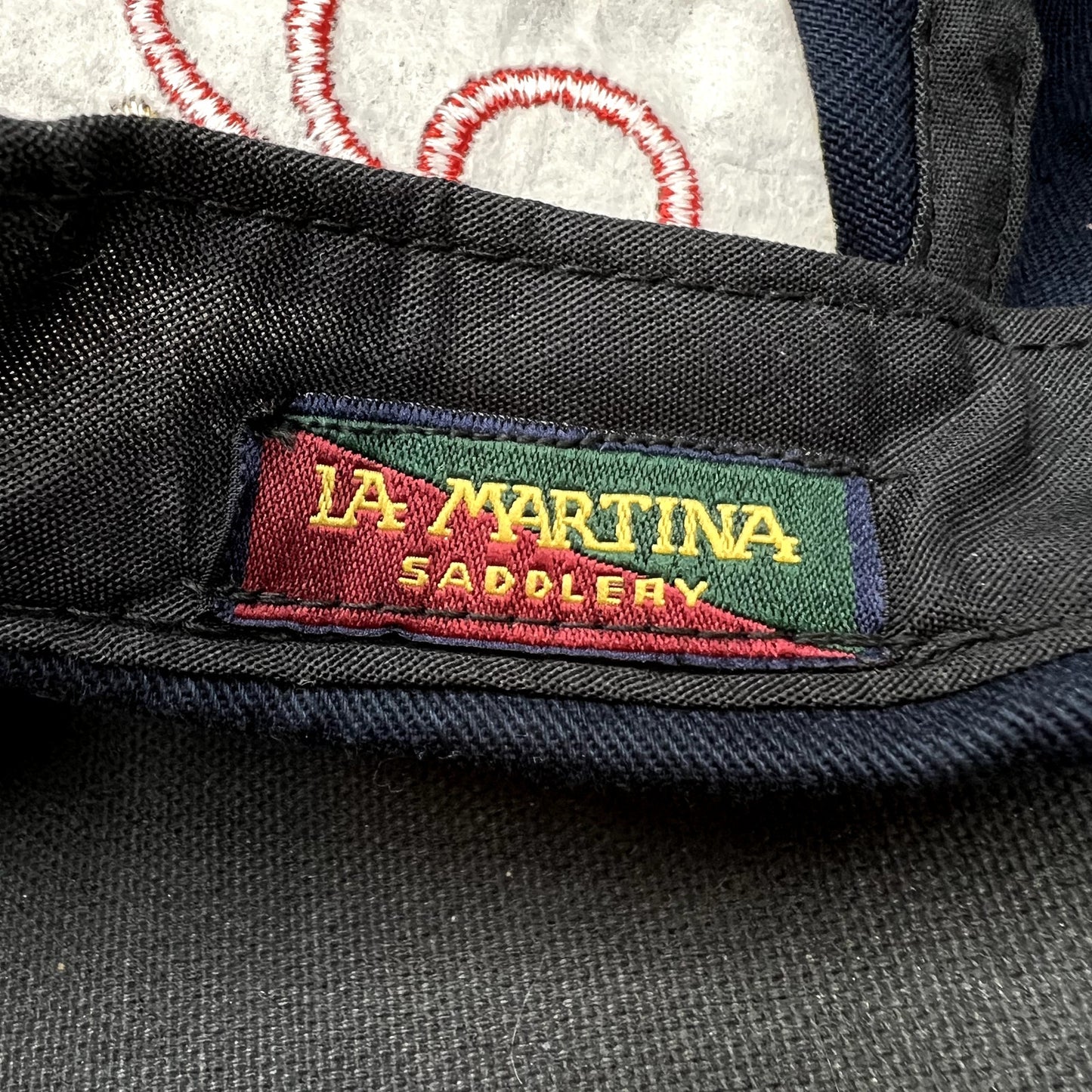 Vintage La Martina Miami Beach Polo Maserati Strapback Hat Cap