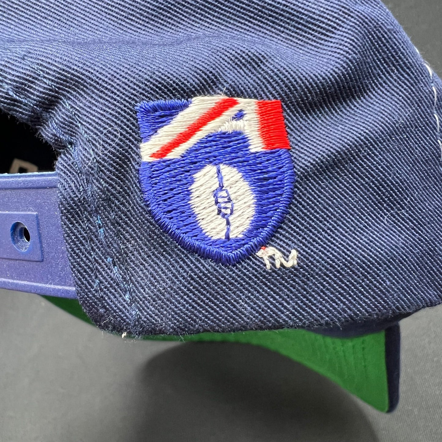 Vintage Geelong AFL Snapback Hat Big Logo Spellout Made in Taiwan