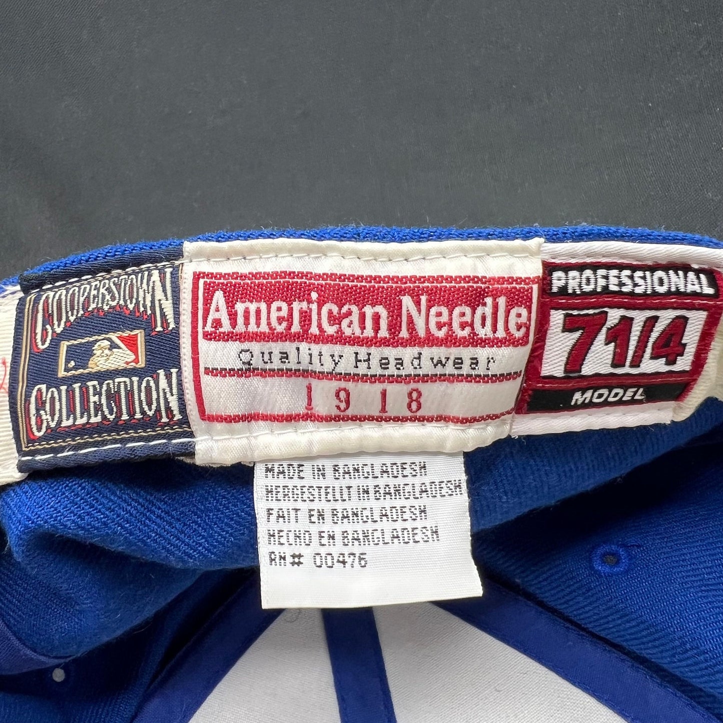 7 1/4 Vintage Brooklyn Dodgers American Needle Cooperstown Fitted Hat MLB