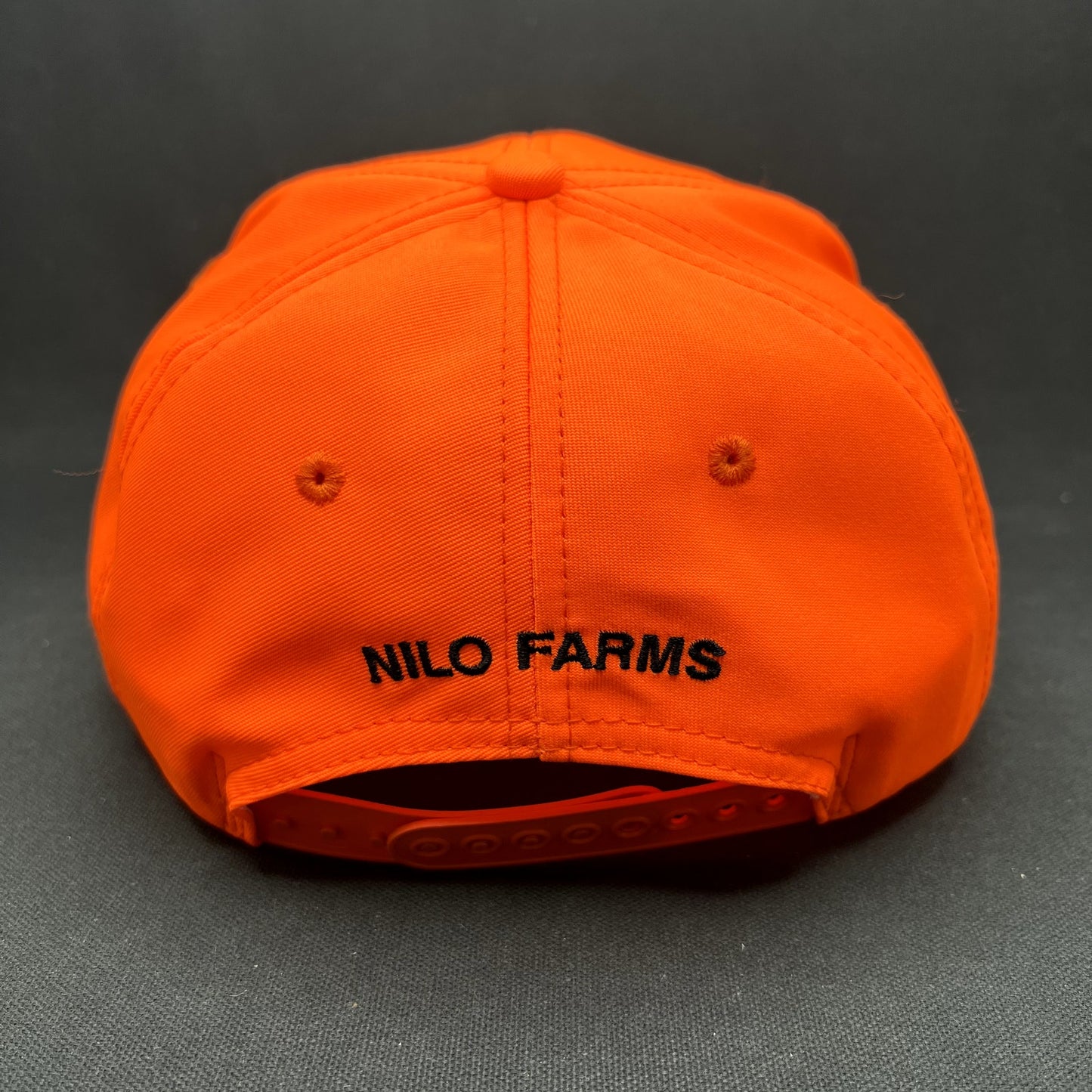 Vintage Winchester Firearms Snapback Hat Blaze Orange USA Made Nilo Farms