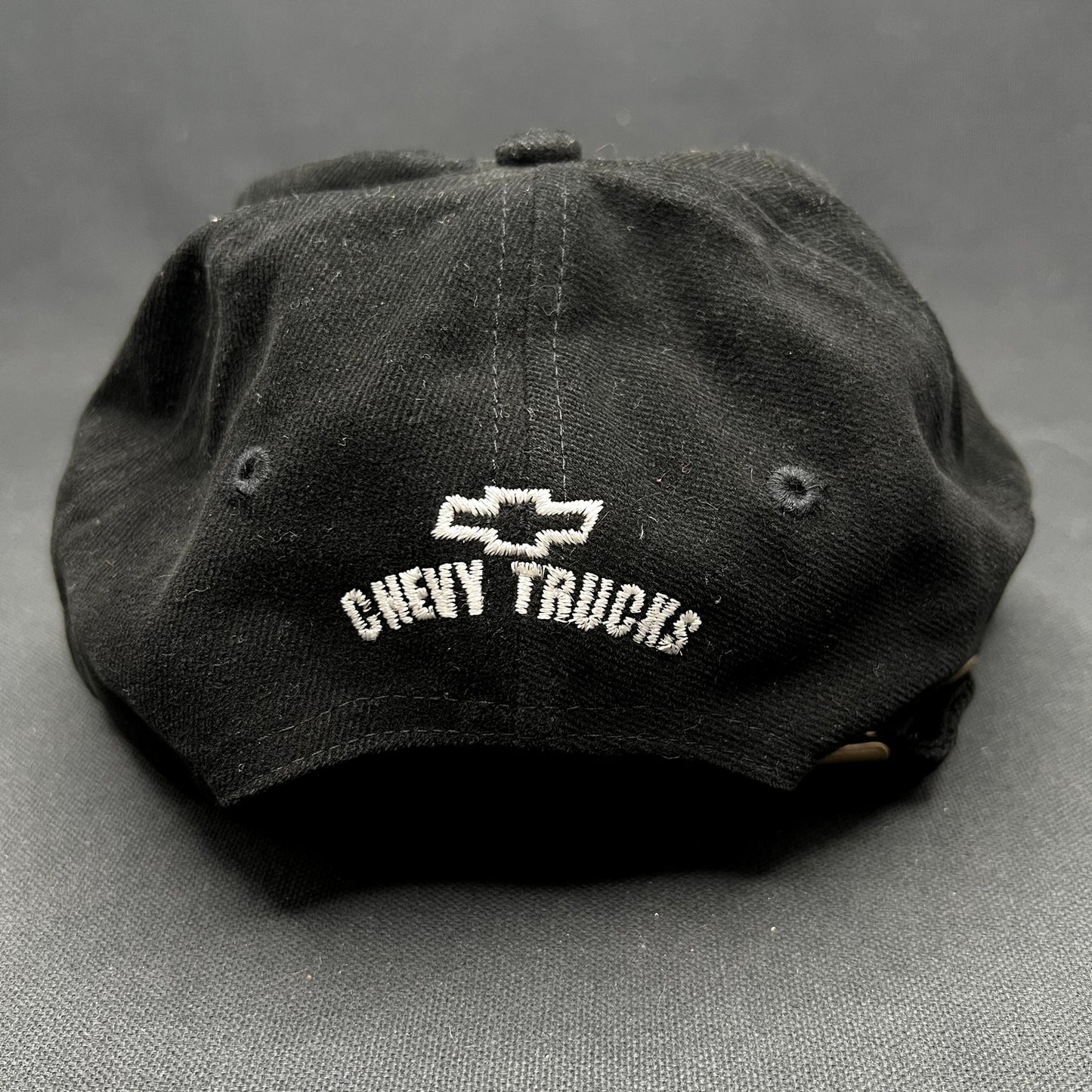 Y2K Aspen Winternational 2000 Chevy Trucks Strapback Ski Hat Black