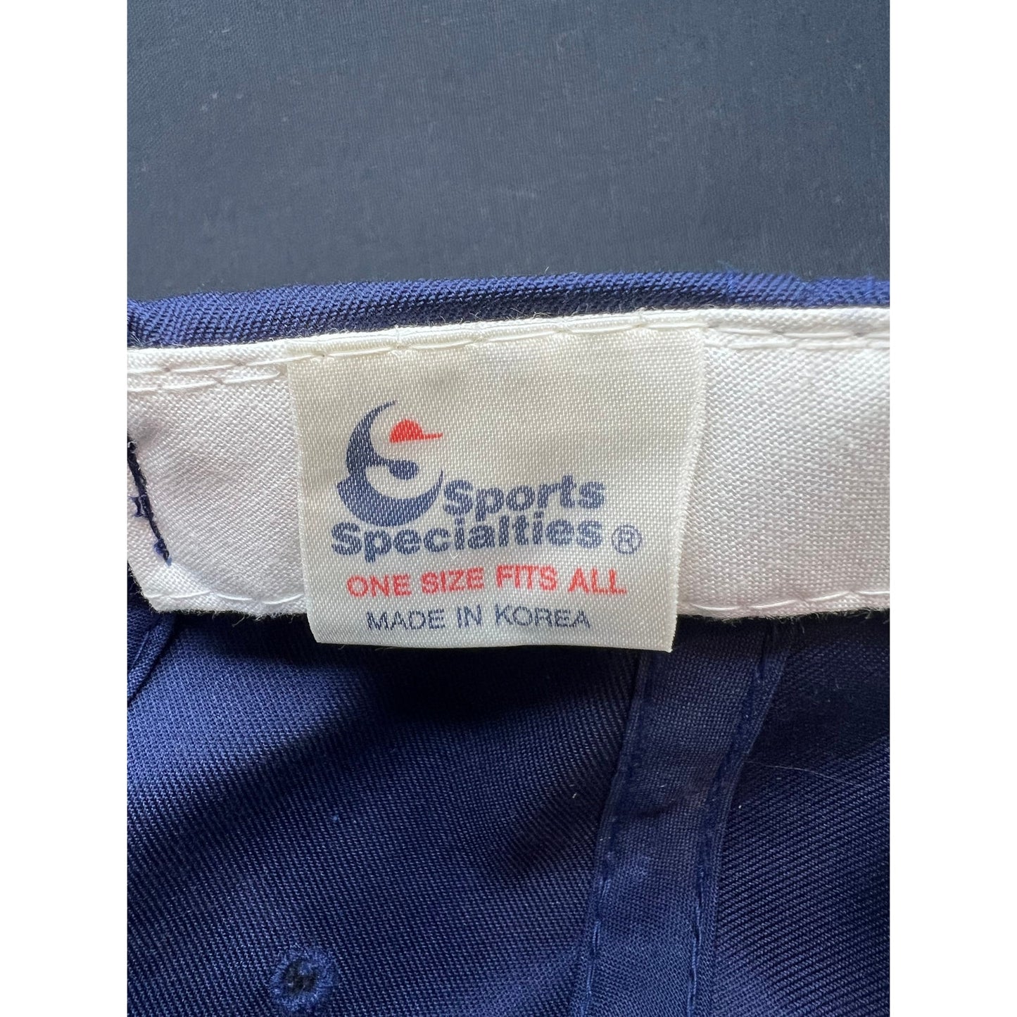 Vintage 90s Atlanta Braves Sports Specialties Script Hat The Twill Korea DS