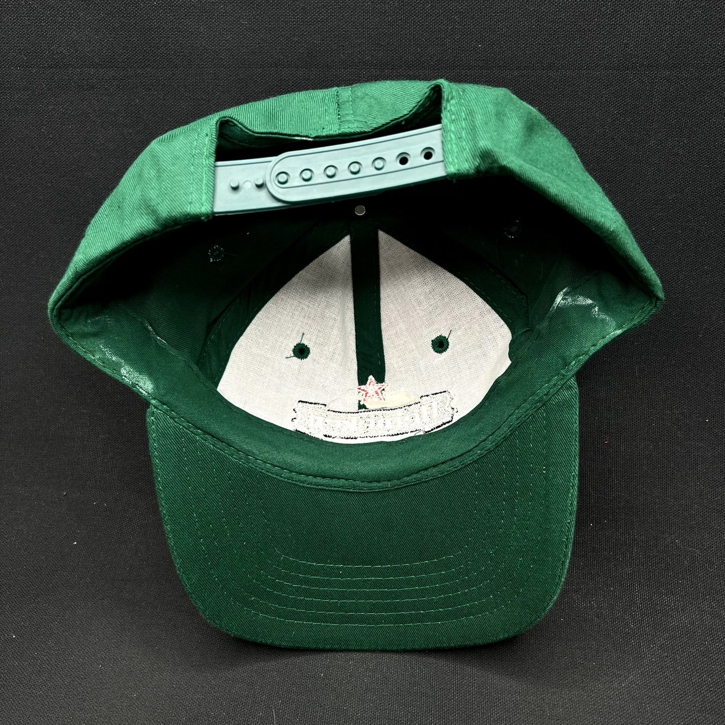 Vintage Heineken Beer Snapback Hat Green Brewery Promo Trucker Cap