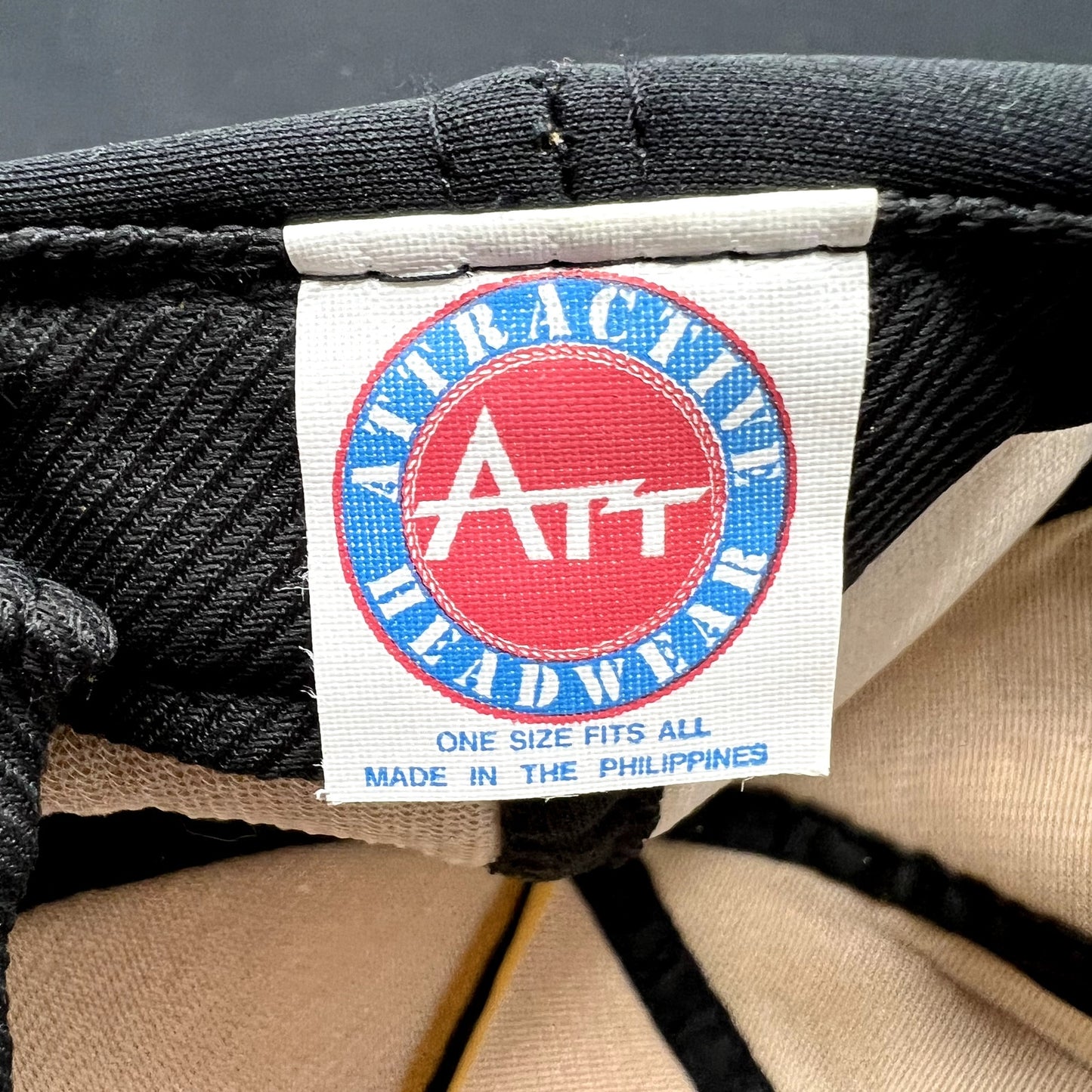 Vintage ARCO Marine Snapback Hat Black Rope Cap USA Oil Gas