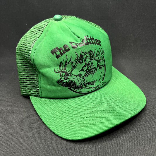 Vintage 1980s The Outfitter Dolores Colorado Snapback Trucker Hat Hunting Cap