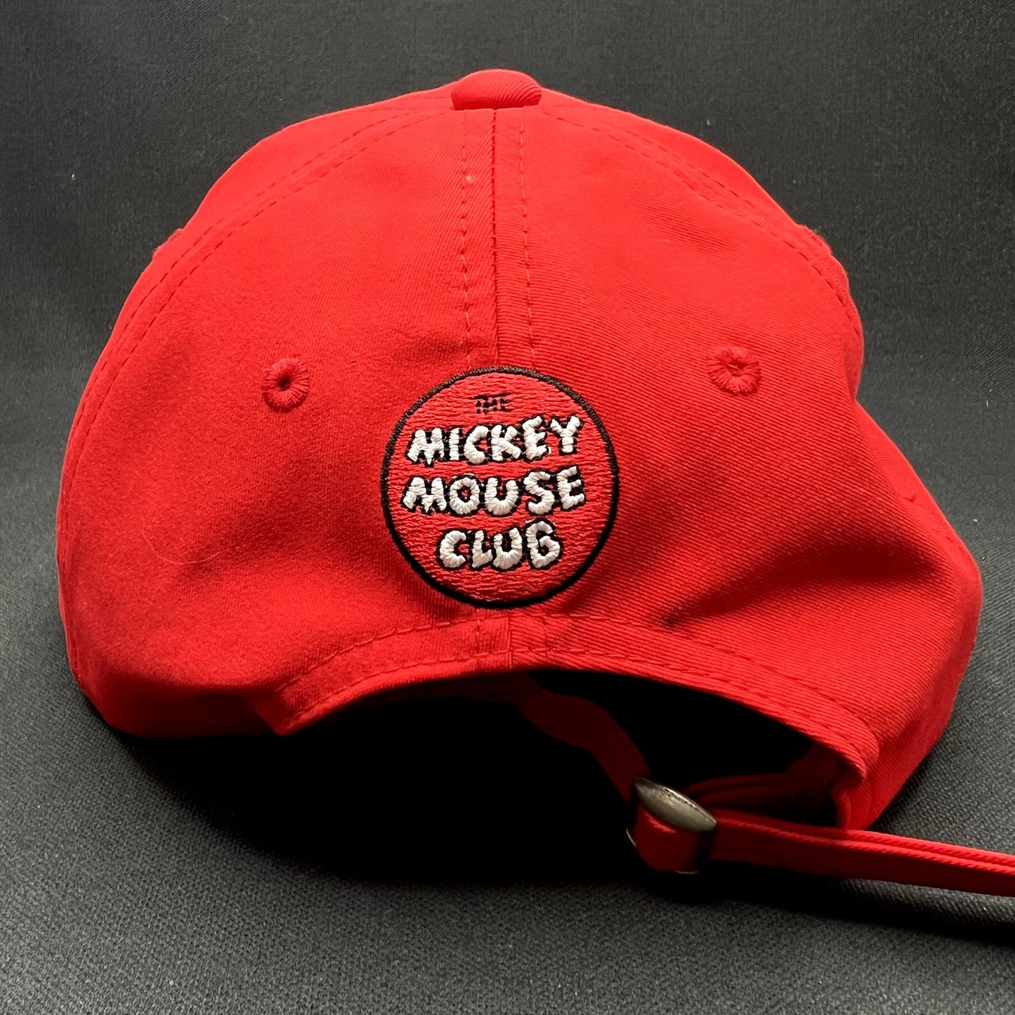 Disney Mickey Mouse Club House 28 Honest & Honor Strapback Hat Red Disney Cap