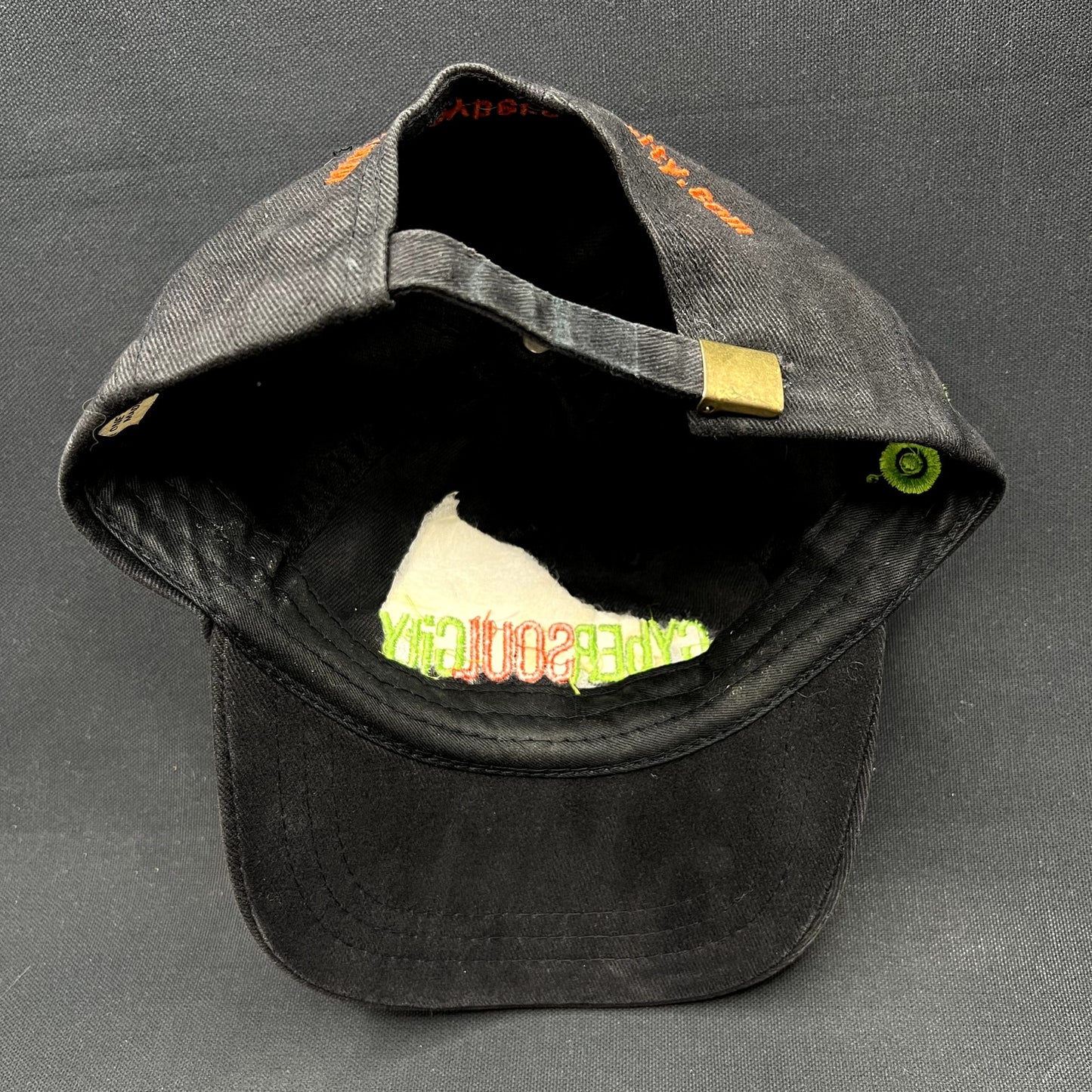 Vintage HBO CyberSoulCity Strapback Hat Black Promo Cap Y2K