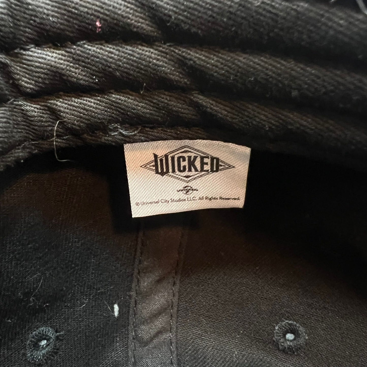 Wicked Musical Snapback Hat Universal Studios Broadway Cap