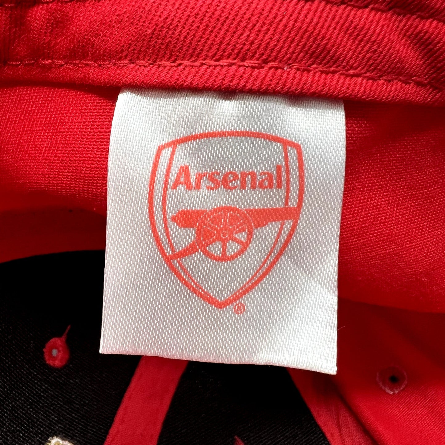 Arsenal FC Red Strapback Hat Soccer Football Club Cap