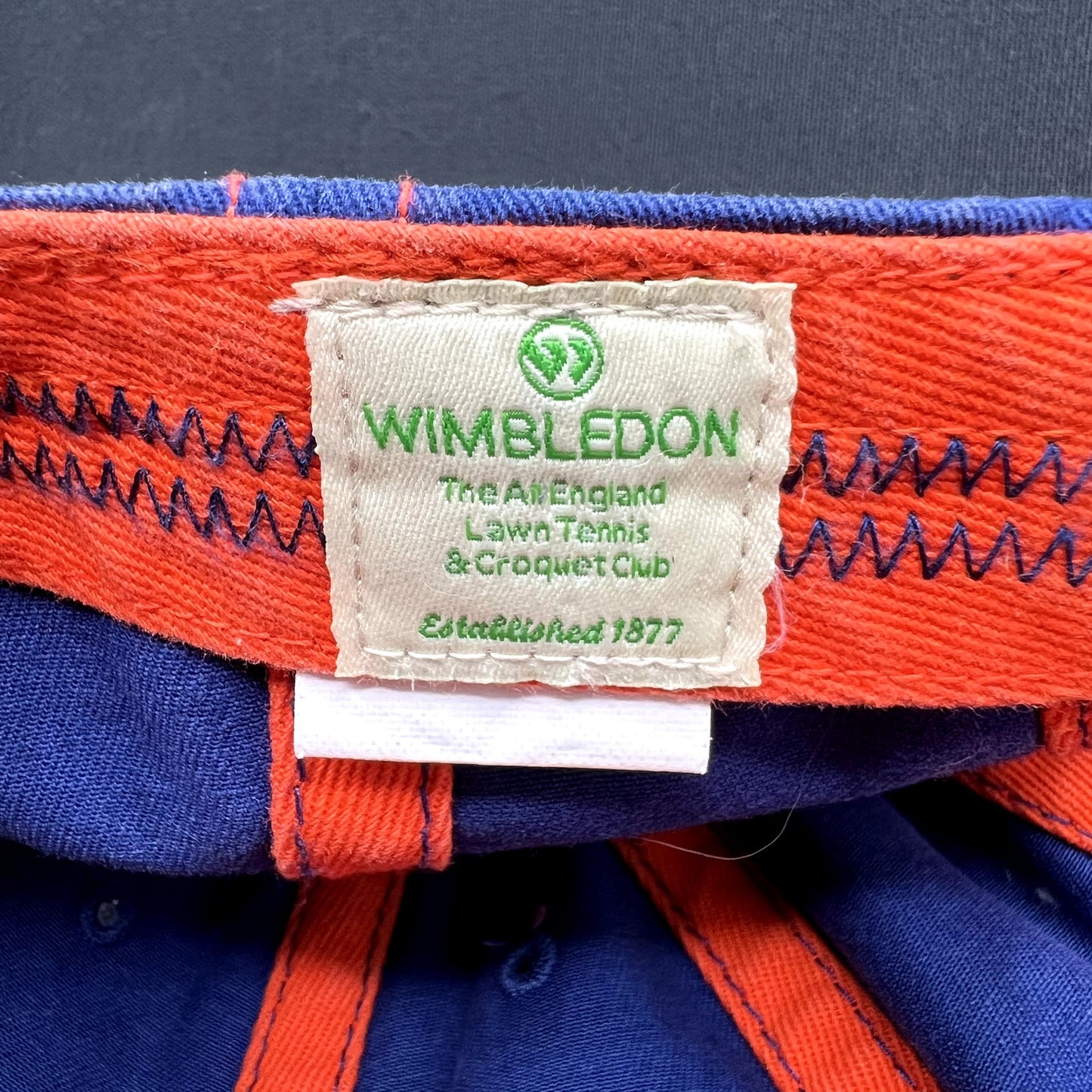Wimbledon Lawn Tennis Championships Distressed Strapback Hat England