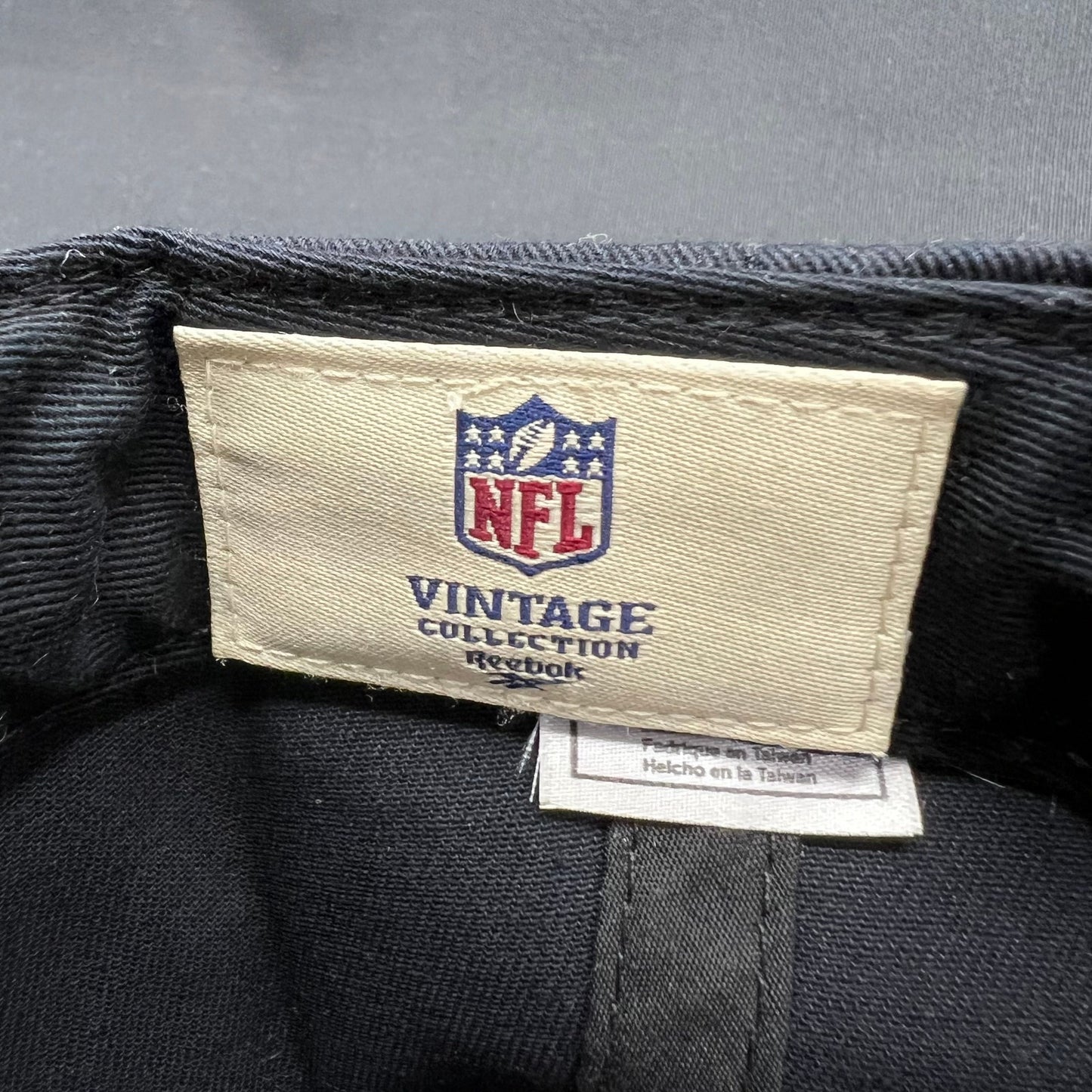 Reebok NFL Vintage Collection LA Raiders Script Snapback Hat