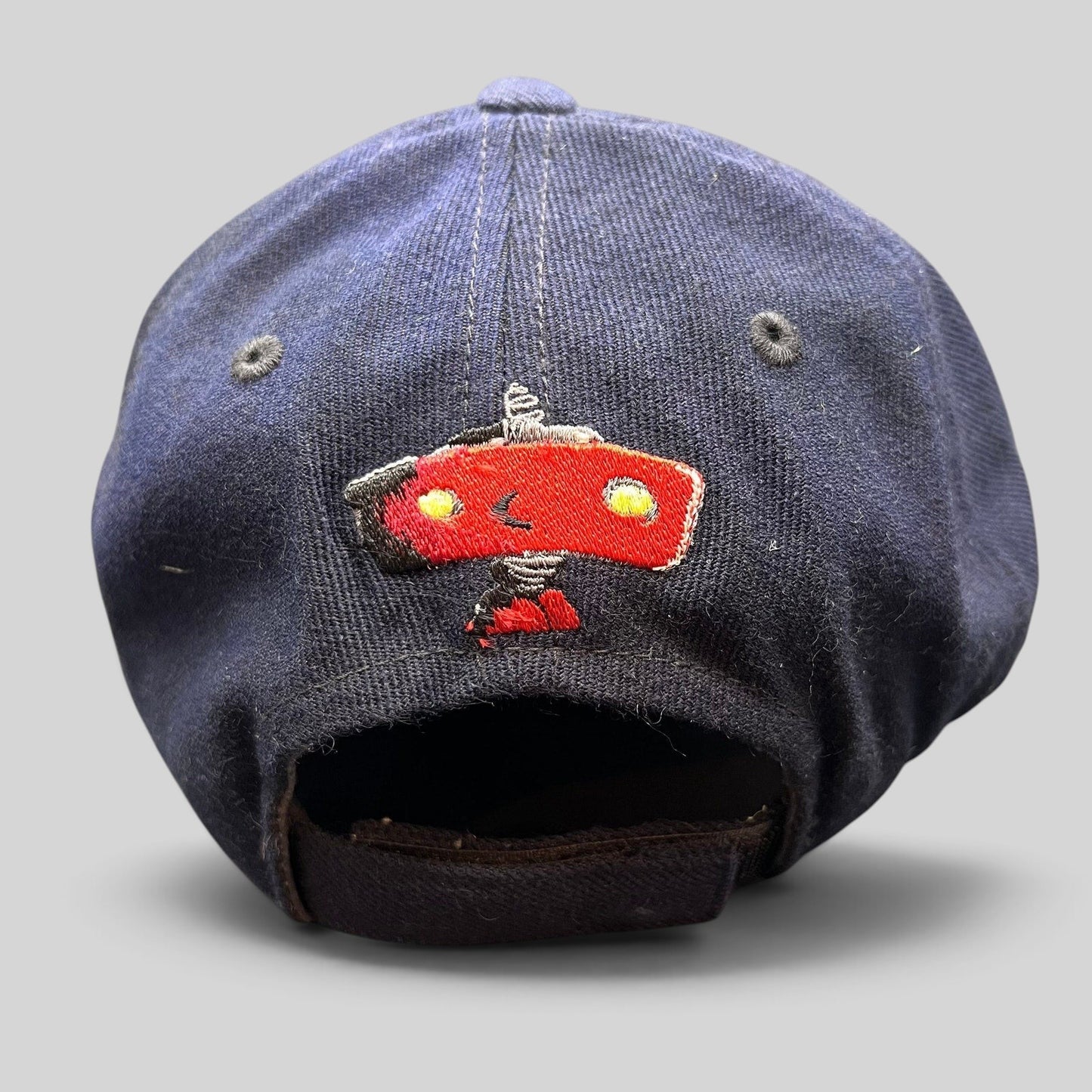 Raree Finds navy blue Star Trek 2009 crew hat featuring embroidered Bad Robot logo on the back
