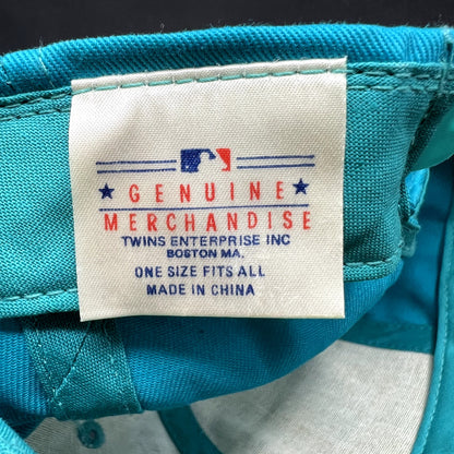 Vintage Florida Marlins Snapback Hat Twins Enterprise Teal MLB Cap