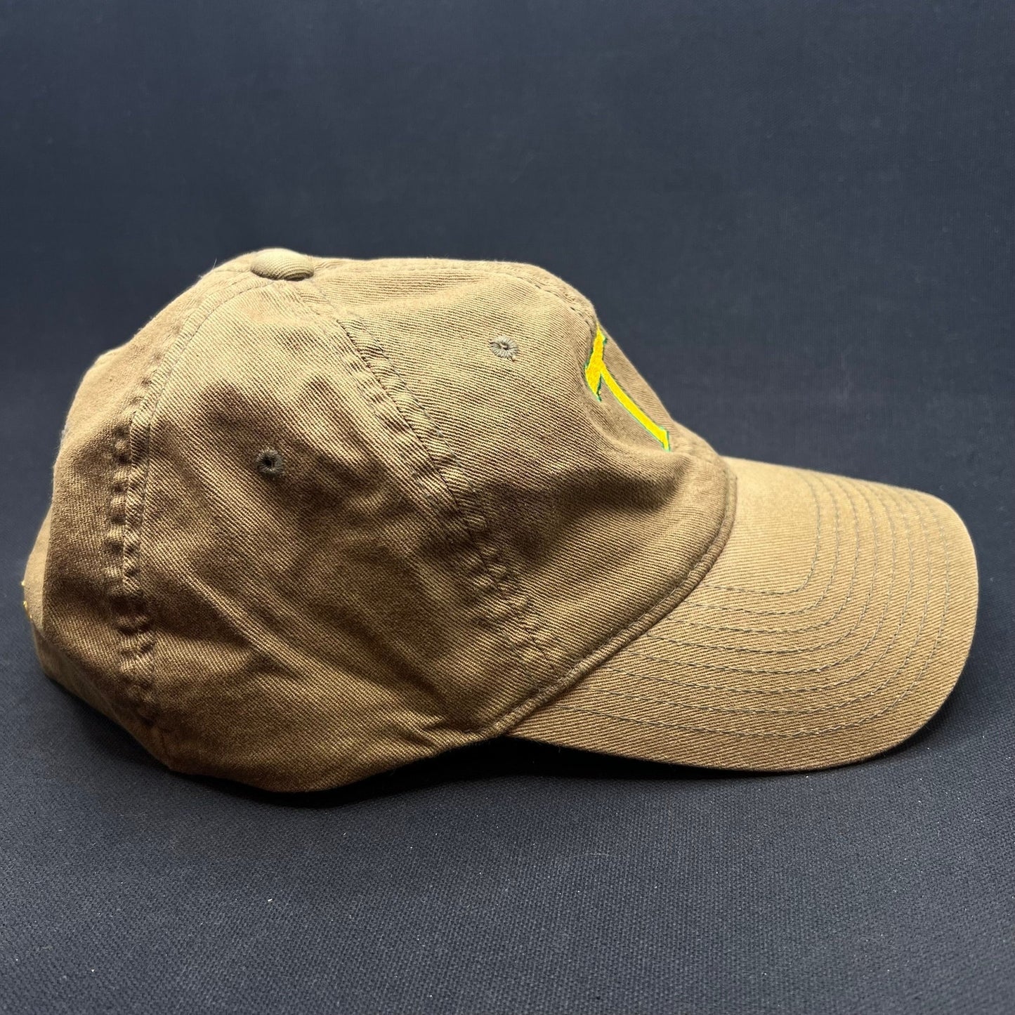 Y2K Topper’s Aspen Flexfit Hat Khaki Ski Shop Cap