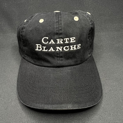 Retro Carte Blanche Napa Valley Strapback Hat Black AHEAD Vintage
