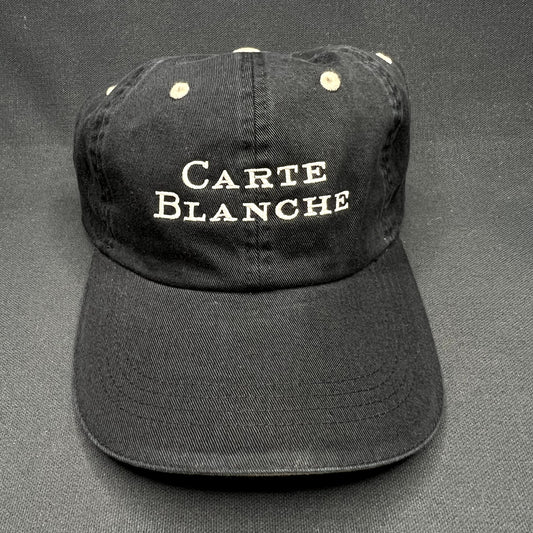 Retro Carte Blanche Napa Valley Strapback Hat Black AHEAD Vintage