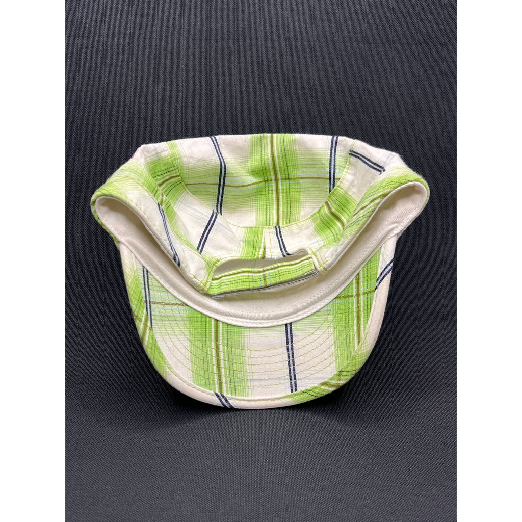 Disney Hannah Montana The Movie Plaid Cadet Cap – Green & White