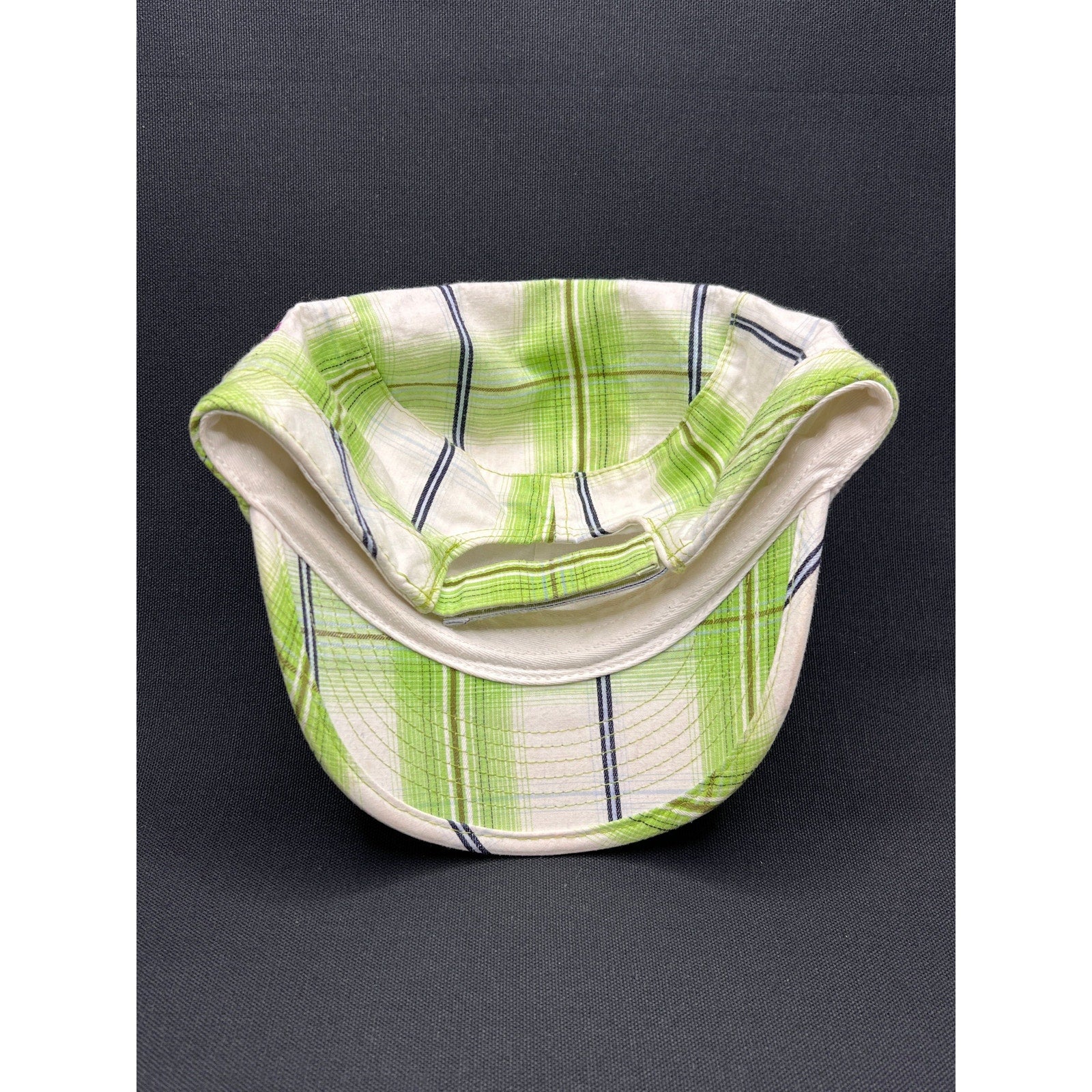 Disney Hannah Montana The Movie Plaid Cadet Cap – Green & White