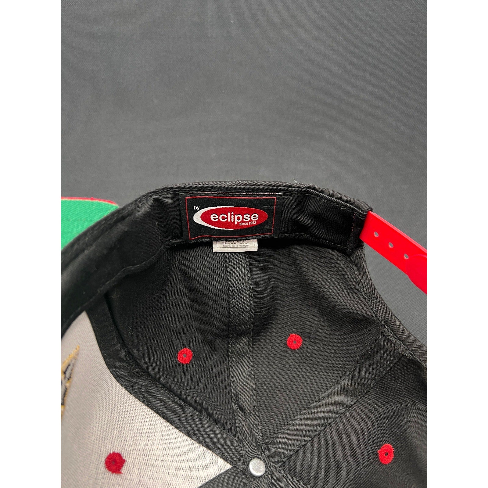 Vintage San Diego State Aztecs Snapback Hat – Black & Red by Eclipse 1990s