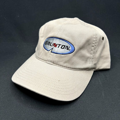 Vintage Brunton Richardson Strapback Hat Surveying Geology Outdoor Promo Cap