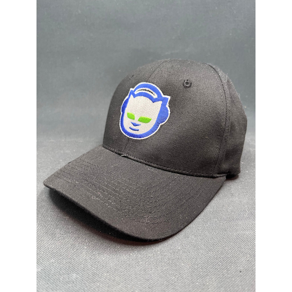 Rare Y2K Napster.com Flex Hat Vintage Internet Era Embroidered Fitted Cap M