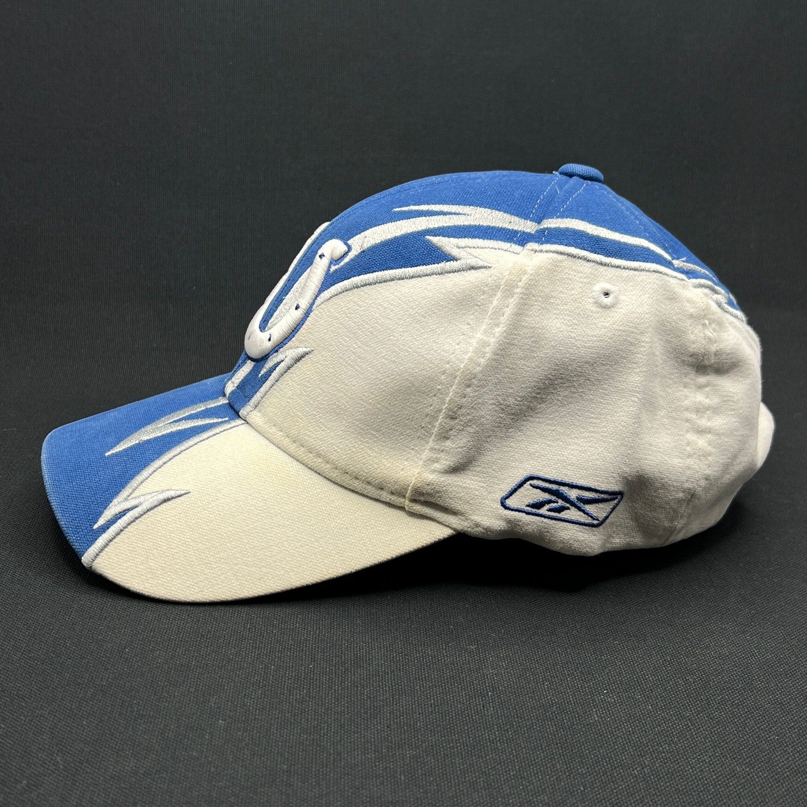 Vintage Indianapolis Colts Reebok NFL Hat Blue White Early 2000s Strapback