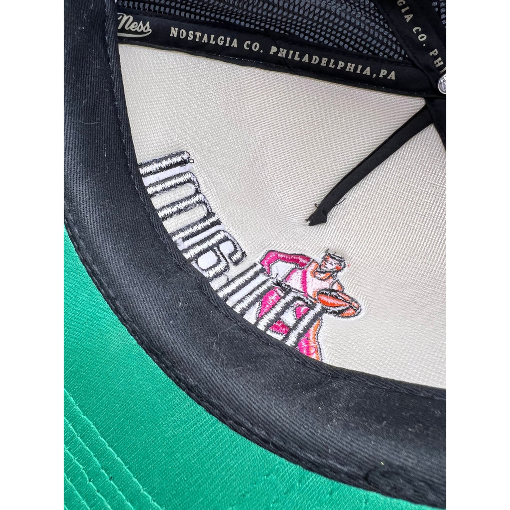 Mitchell & Ness Miami Floridians Throwback Rope Snapback – Pink Rope, Mesh Back, Vintage ABA Style