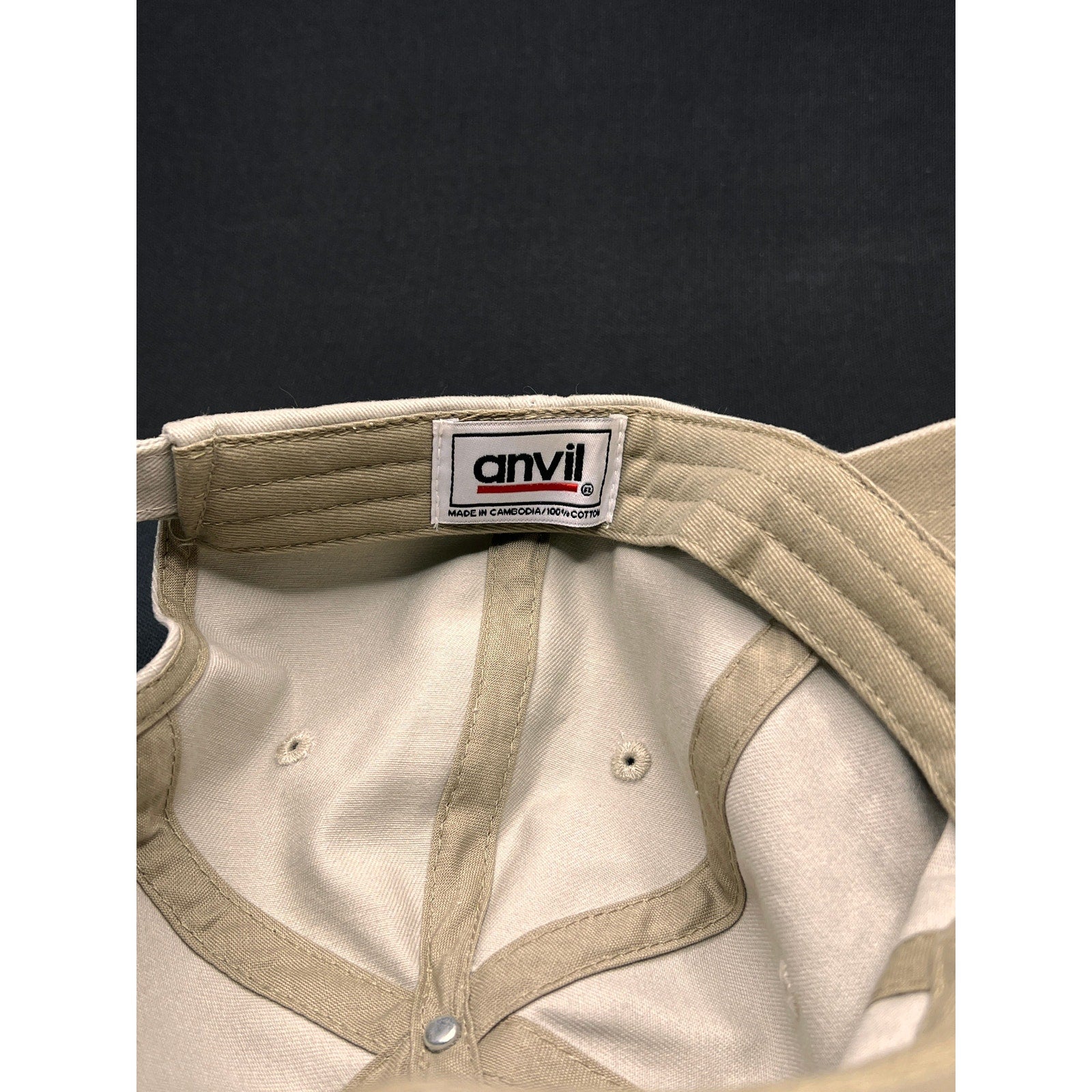 Gentle Giant Band Hat Vintage-Inspired Embroidered Logo Anvil Strapback