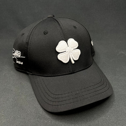 Black Clover Tony Robbins Blessed 2024 Snapback Hat Black Golf Cap