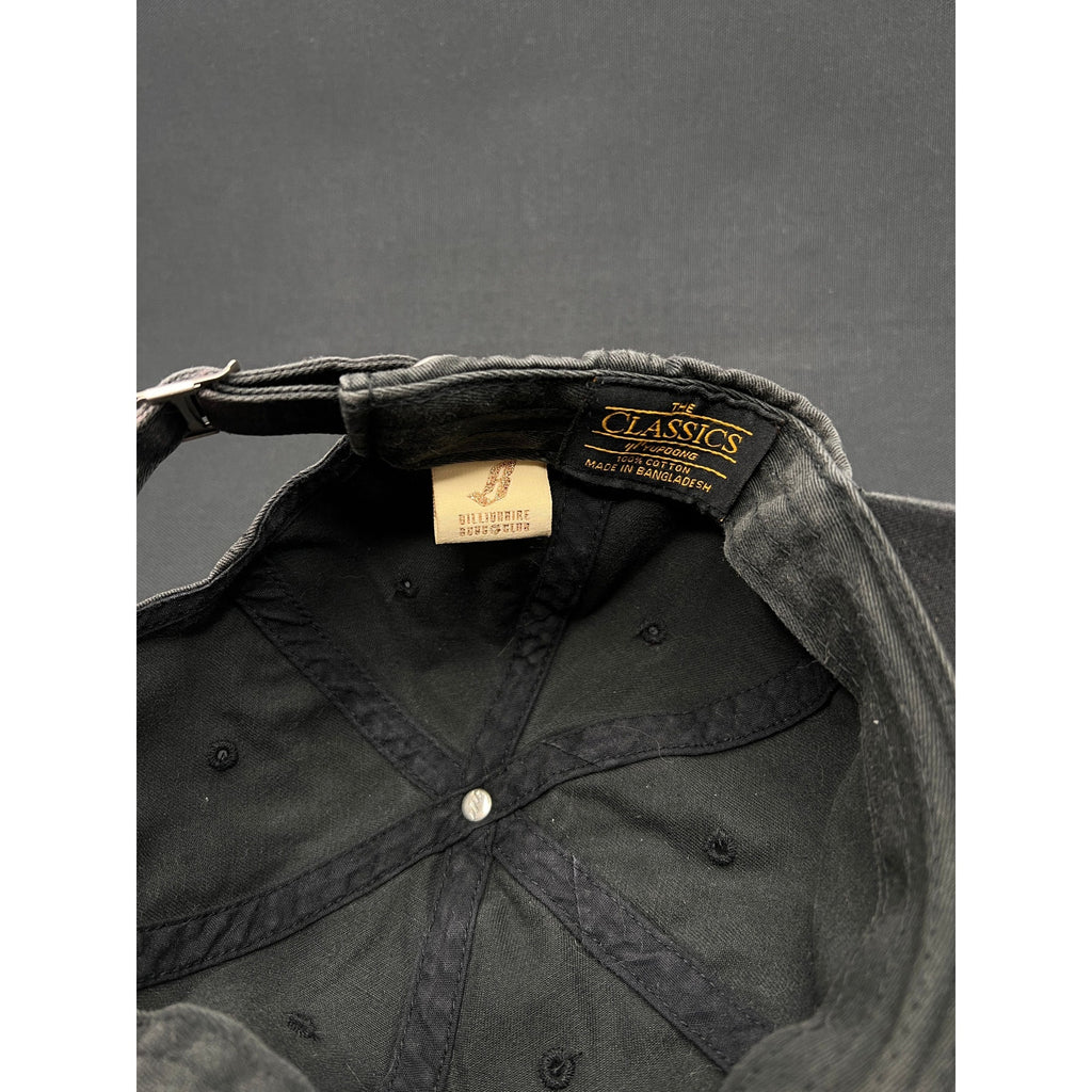 Billionaire Boys Club Astronaut Logo Strapback Hat – Black Vintage Style