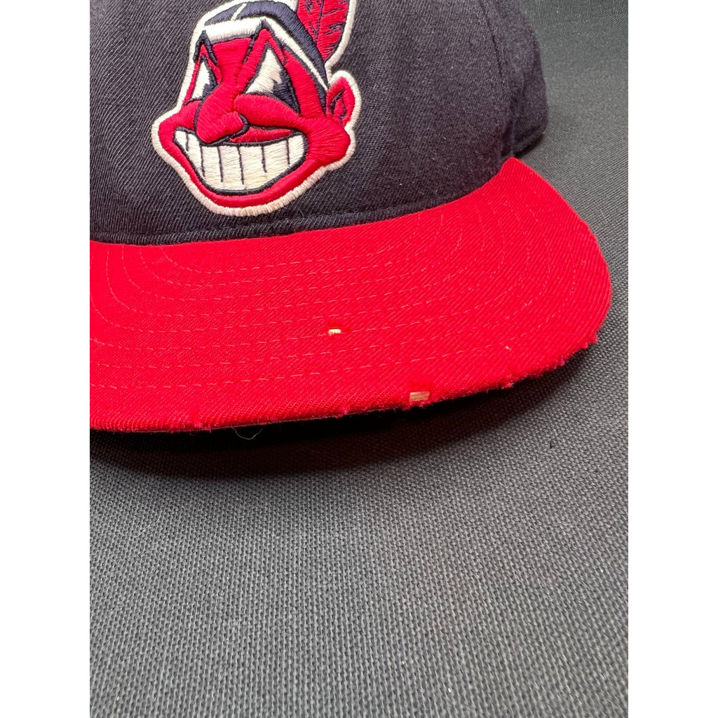 Vintage Cleveland Indians Chief Wahoo Hat New Era 59FIFTY 7¼ Diamond Collection