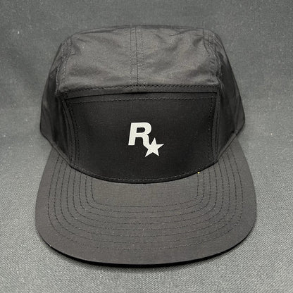 Rockstar Games Black Nylon Strapback Camp Hat Yupoong