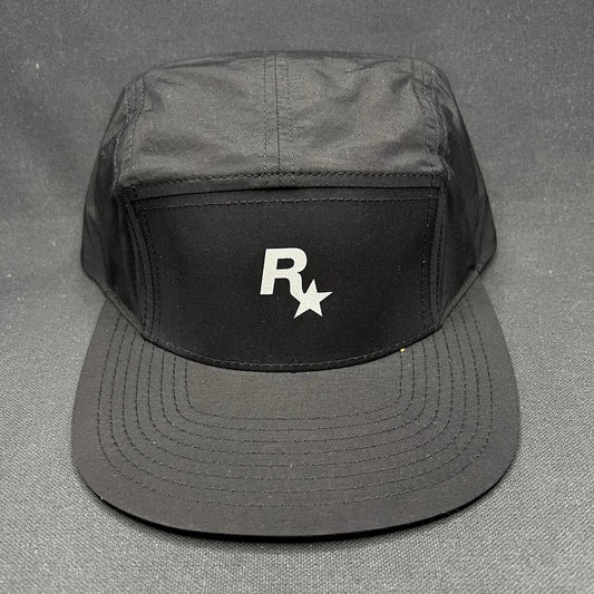 Rockstar Games Black Nylon Strapback Camp Hat Yupoong