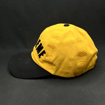 Supreme x The North Face Gore-Tex Yellow Black Strapback Camp Cap Hat