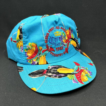 Vintage 1992 Glenn Frey Ed Podolak Aspen Golf Strapback Hat USA