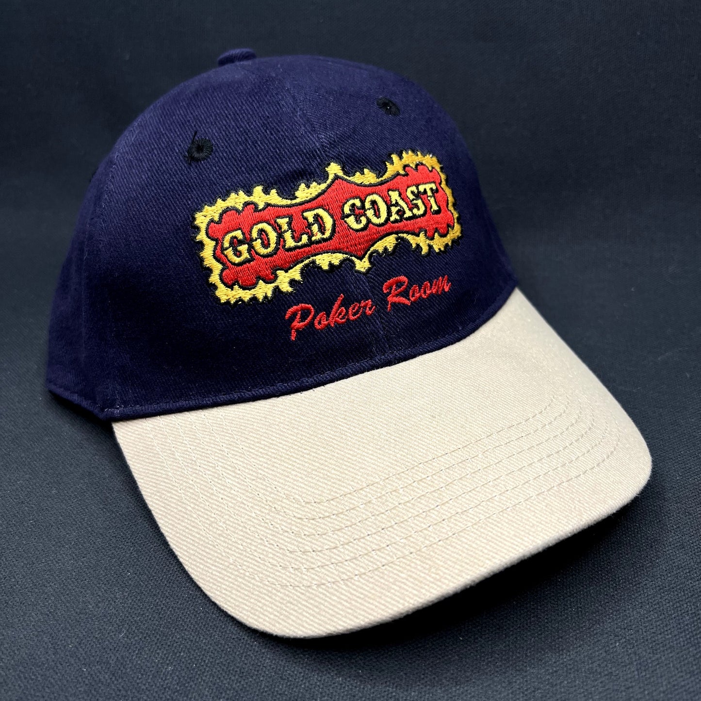 Vintage 90s Gold Coast Casino Poker Room Strapback Hat Las Vegas